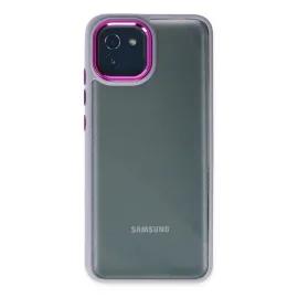 Newface Samsung Galaxy A03 Kılıf Dora Kapak - Lila
