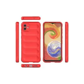 Newface Samsung Galaxy A04 Kılıf Optimum Silikon - Kırmızı