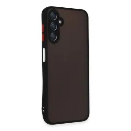 Newface Samsung Galaxy A24 4G Kılıf Montreal Silikon Kapak - Siyah