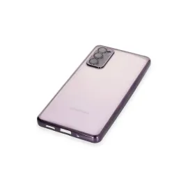 Newface Samsung Galaxy S20 Fe Kılıf Razer Lensli Silikon - Mor