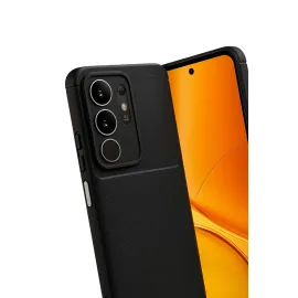 Newface Vivo Y29 4G Auto Focus Karbon Kapak - Siyah