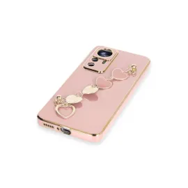 Newface Xiaomi Mi 12T Pro Kılıf Esila Silikon - Pudra