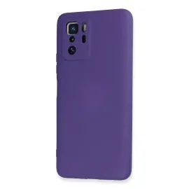 Newface Xiaomi Poco X3 Gt Kılıf Nano Içi Kadife Silikon - Mor