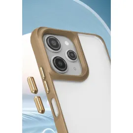 Newface Xiaomi Redmi 12 Kılıf Penta Silikon Kılıf - Çöl Titanyum