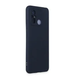 Newface Xiaomi Redmi 12C Kılıf Nano Içi Kadife Silikon - Lacivert