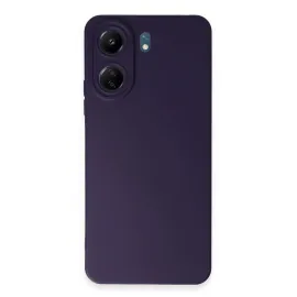 Newface Xiaomi Redmi 13C Kılıf Nano Içi Kadife Silikon - Mor