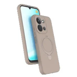 Newface Xiaomi Redmi 15C 4G Regal Magsafe Standlı Kapak - Çöl Titanyum