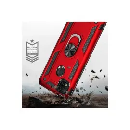 Newface Xiaomi Redmi 9C Kılıf Sofya Yüzüklü Silikon Kapak - Gold