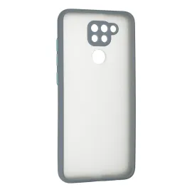 Newface Xiaomi Redmi Note 9 Kılıf Montreal Silikon Kapak - Gri