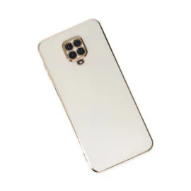 Newface Xiaomi Redmi Note 9 Pro Kılıf Volet Silikon - Beyaz