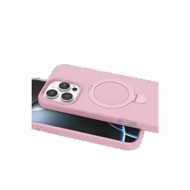 Newface Apple iPhone 16 Pro Max Regal Magsafe Standlı Kapak - Açık Pembe