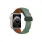 Newface Apple Watch 38mm KR414 Daks Deri Kordon - Koyu Yeşil