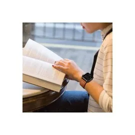 Newface Apple Watch 45Mm Kr415 Luaz Deri Kordon - Lacivert