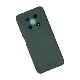 Newface Huawei Nova Y90 Kılıf Nano Içi Kadife Silikon - Koyu Yeşil