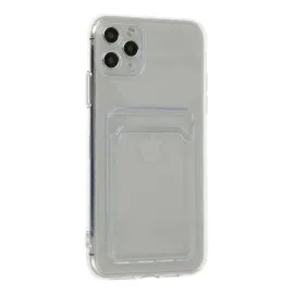 Newface Iphone 11 Pro Max Kılıf Kart Şeffaf Silikon - Şeffaf