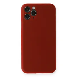 Newface Iphone 11 Pro Max Kılıf Pp Ultra İnce Kapak - Kırmızı