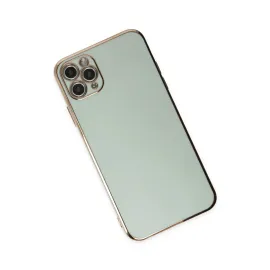 Newface Iphone 11 Pro Max Kılıf Volet Silikon - Açık Yeşil