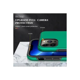 Newface Iphone 13 Pro Kılıf Elit Yüzüklü Kapak - Yeşil