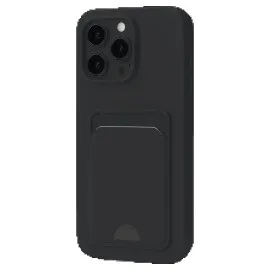 Newface Iphone 16 Plus Kılıf Kelvin Kartvizitli Silikon - Siyah