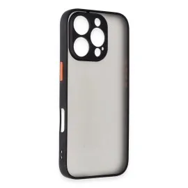 Newface Iphone 16 Pro Max Kılıf Montreal Silikon Kapak - Siyah