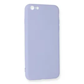 Newface Iphone 6 Plus Kılıf Nano Içi Kadife Silikon - Lila
