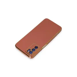 Newface Oppo A16 Kılıf Volet Silikon - Kırmızı