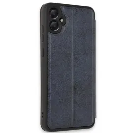 Newface Samsung Galaxy A05 Kılıf Flip Cover - Lacivert