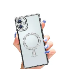 Newface Samsung Galaxy A06 Joke Simli Magneticsafe Kılıf - Siyah