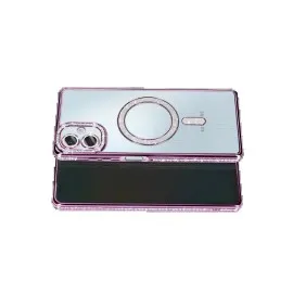 Newface Samsung Galaxy A07 4G Joke Simli Magneticsafe Kılıf - Derin Mor