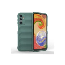 Newface Samsung Galaxy A14 4G Kılıf Optimum Silikon - Koyu Yeşil