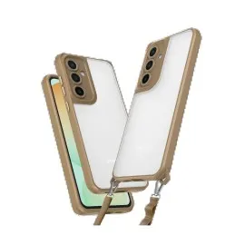 Newface Samsung Galaxy A55 5G Kılıf Penta Silikon Kılıf - Çöl Titanyum