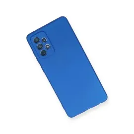Newface Samsung Galaxy A72 Kılıf First Silikon - Mavi