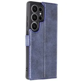 Newface Samsung Galaxy S25 Ultra Kılıf Trend S Plus Kapaklı Kılıf - Lacivert