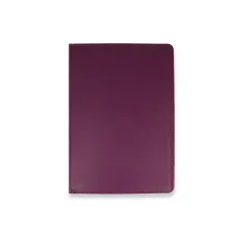 Newface Samsung Galaxy X200 Tab A8 10.5 Kılıf 360 Tablet Deri Kılıf - Mürdüm