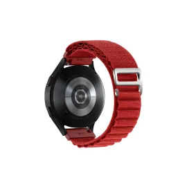 Newface Watch 22mm KR410 Kumaş Kordon - Kırmızı