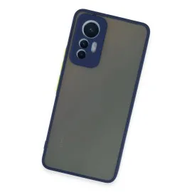 Newface Xiaomi Mi 12 Lite Kılıf Montreal Silikon Kapak - Lacivert