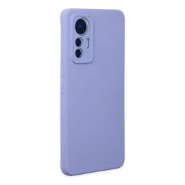 Newface Xiaomi Mi 12 Lite Kılıf Nano Içi Kadife Silikon - Lila