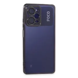 Newface Xiaomi Poco X5 Pro 5G Kılıf Razer Lensli Silikon - Mor