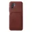 Newface Xiaomi Redmi Note 10S Kılıf Kelvin Kartvizitli Silikon - Bordo