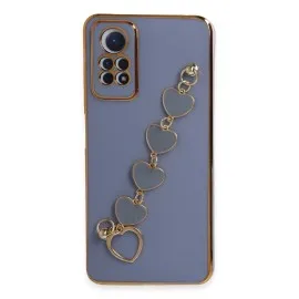 Newface Xiaomi Redmi Note 12 Pro 4G Kılıf Esila Silikon - Gri