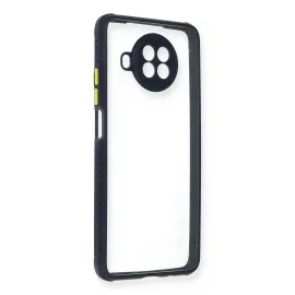 Newface Xiaomi Redmi Note 9 Pro 5G Kılıf Miami Şeffaf Silikon  - Lacivert