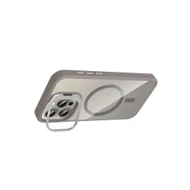 Joko Apple Iphone 15 Pro Max Remim Lensli Magsafe Standlı Kapak - Titan Gri