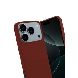Newface Apple Iphone 17 Pro Max First Silikon - Bordo