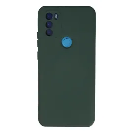 Newface General Mobile Gm 21 Plus Kılıf Nano Içi Kadife Silikon - Koyu Yeşil