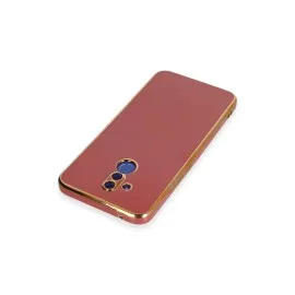 Newface Huawei Mate 20 Lite Kılıf Volet Silikon - Kırmızı