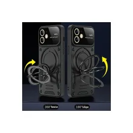 Newface Iphone 11 Kılıf Joy Lens Standlı Kapak - Mor