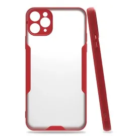 Newface Iphone 11 Pro Kılıf Platin Silikon - Kırmızı