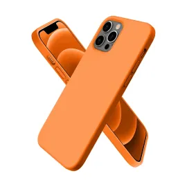 Newface Iphone 12 Pro Kılıf First Silikon - Turuncu