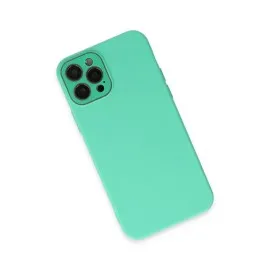 Newface Iphone 12 Pro Kılıf Lansman Glass Kapak - Turkuaz