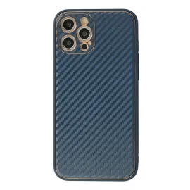 Newface Iphone 12 Pro Max Kılıf Coco Karbon Silikon - Mavi